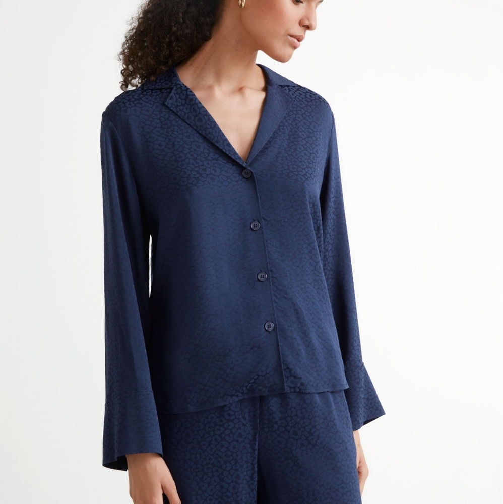 Cheetah jacquard shirt (& other stories)